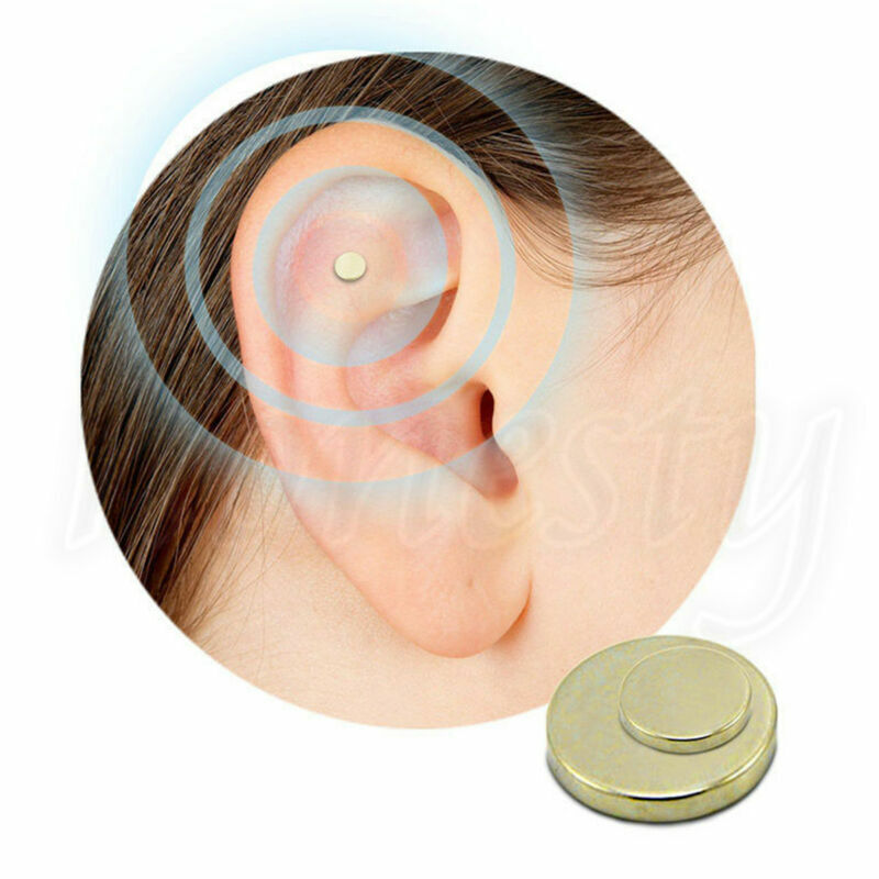 2X Quit Smoking Stop Smoke Ear Auricular Magnet Therapy Acupressure Healthy Care