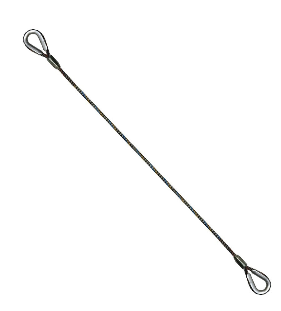 Wire Rope Sling Steel Choker Thimble Eye Protection Various Sizes 3/8 1/2 5/8