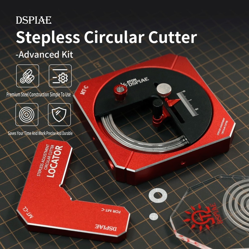 DSPIAE: Circular Cutter - Stepless Adjustment - Circle Maker - MT-C
