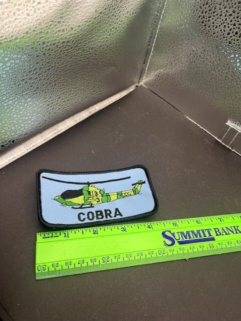 USMC COBRA SEW ON PATCH HELICOPTER CAMO