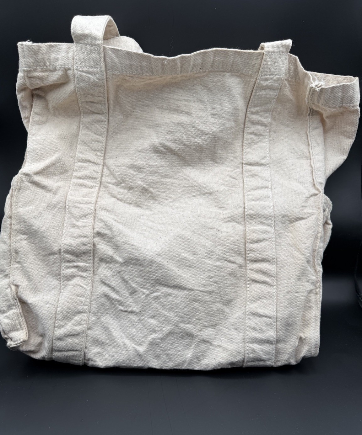 Apple Employee Wellness Challenge Natural Market Canvas Tote Bag