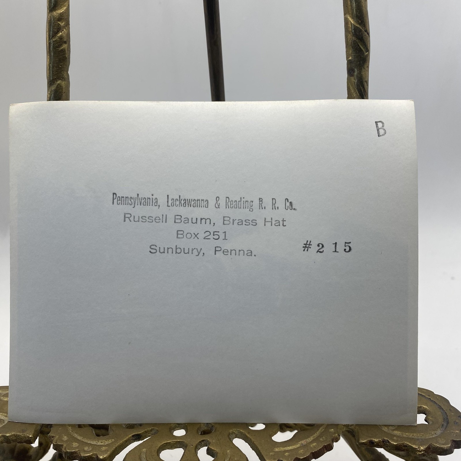 Vintage Pennsylvania Lackawanna & Reading Train Photo 4x5 B&W Gelatin Original