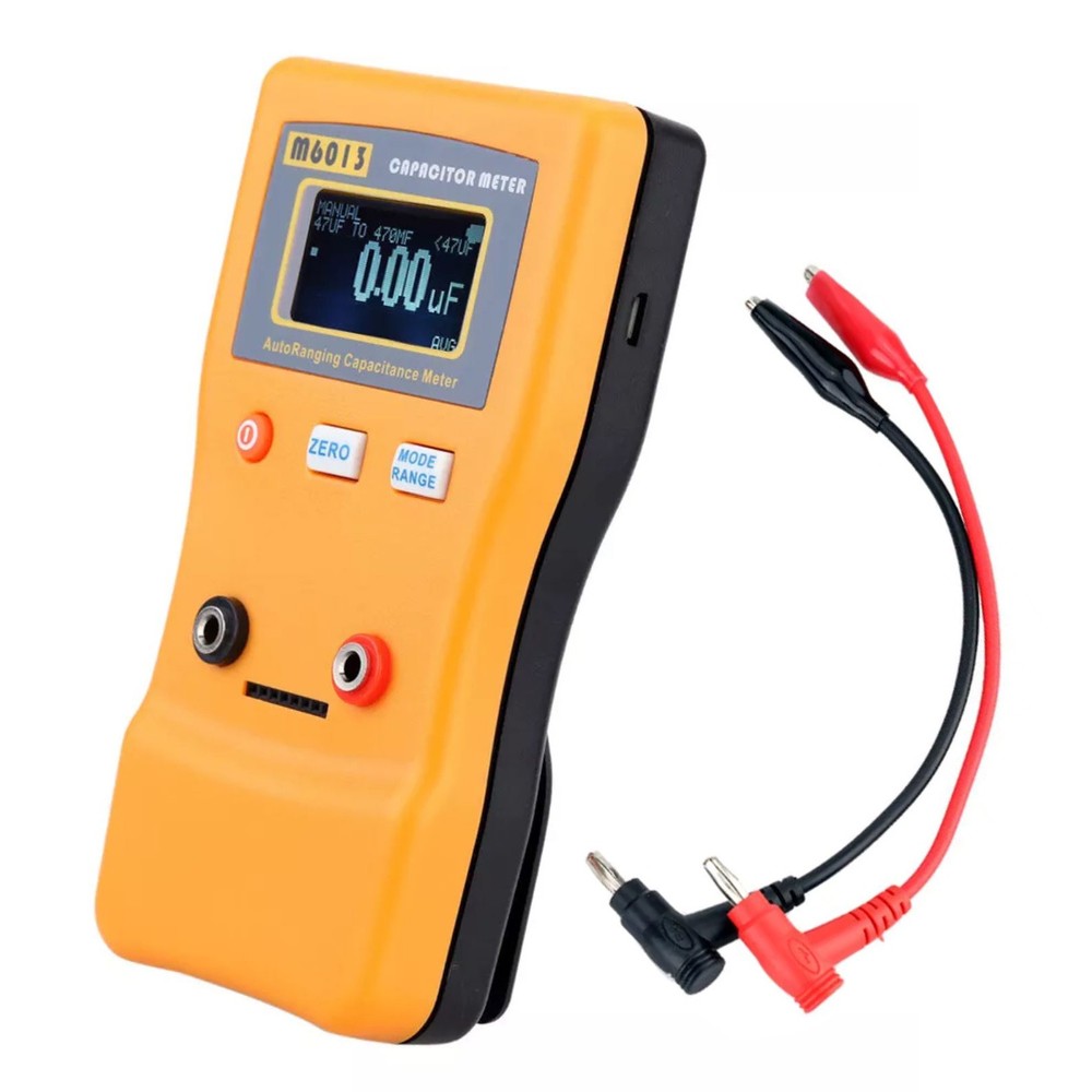 Handheld M6013 Digital Capacitor Meter Auto Rang Measuring Capacitance Tester