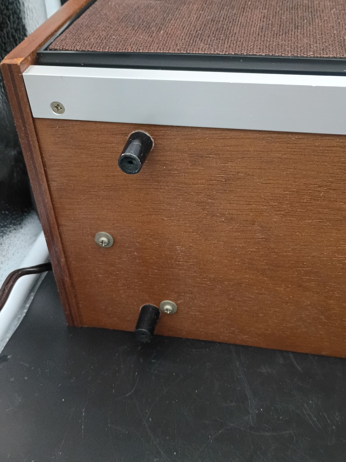 Vintage Sony 8F-56W AM FM 9 Transistor Table Radio Wood Cabinet Japan Working