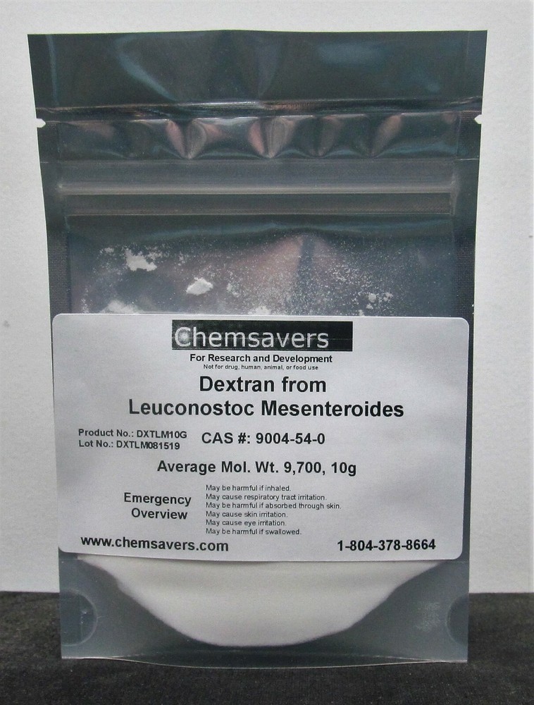 Dextran from Leuconostoc Mesenteroides,  Average Mol. Wt. 9,700, 10g