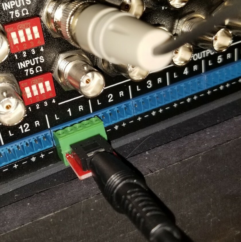 Extron Phoenix Audio Adapters Crosspoint 3.5mm Phono AUX TRS RGB PVM Connector