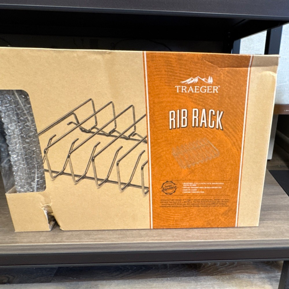 Traeger Silver Reusable Rib Rack BAC354 Barbecue Accessory