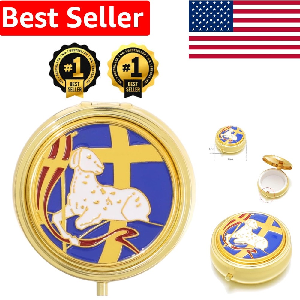 Quality Alloy Prayer Box - Unique Rosary Box for First Communion Ceremonies