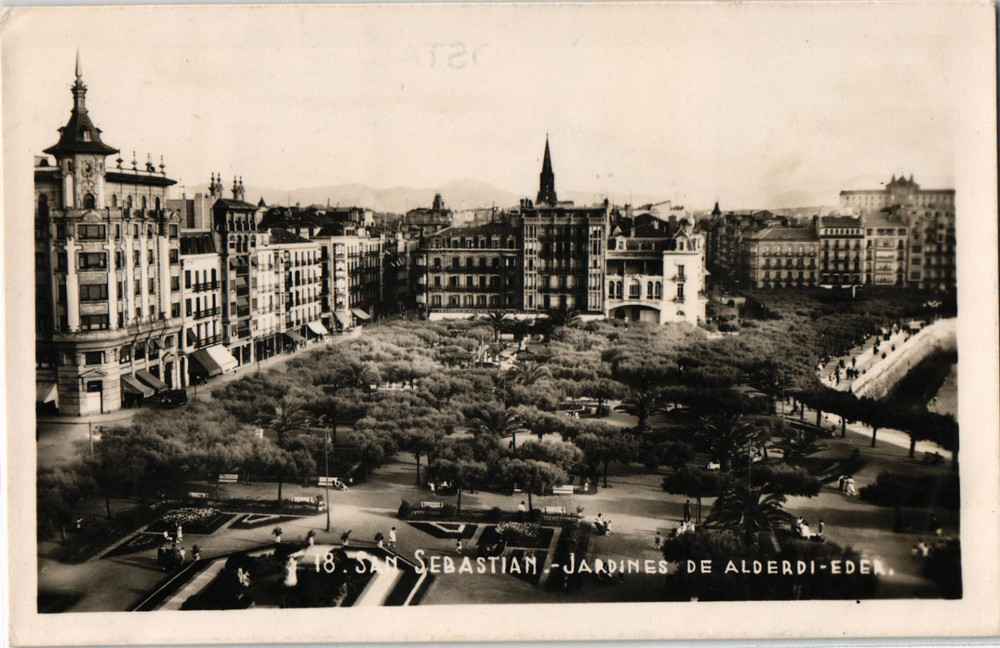 SCW 1938 censored postcard from San Sebastian to Germany (1823)