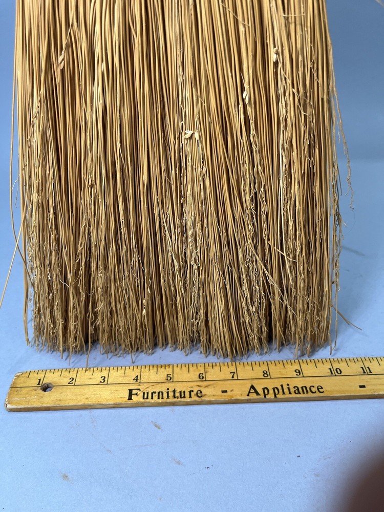 Hearth Broom Bone Handle Rustic Primitive Unique 26” Vintage