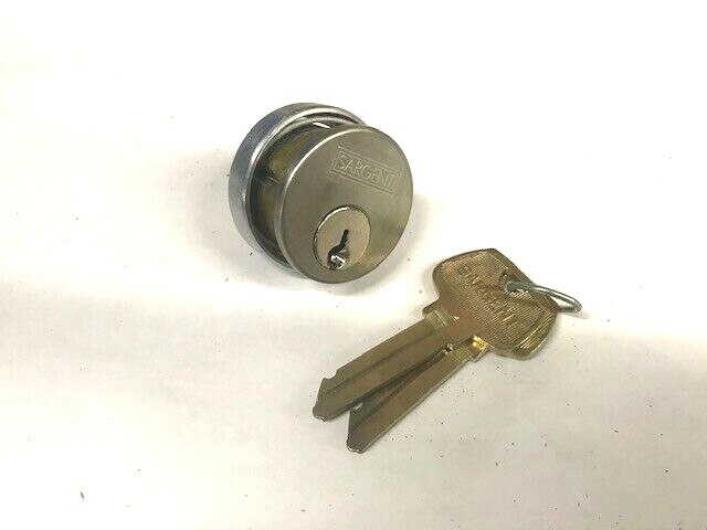 SARGENT MORTICE CYLINDER  41 26D 1 1/8 DULL CHROME US26D K/ RANDOM CHOOSE KEYWAY