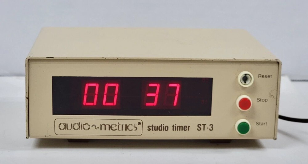 Rare Audio metrics Studio Timer ST-3 By Enberg Electronics (Tested / Working)