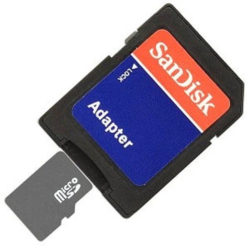 SanDisk MicroSD Micro SD to SD HC SDHC Adaptor Memory Card Adapter Reader NEW