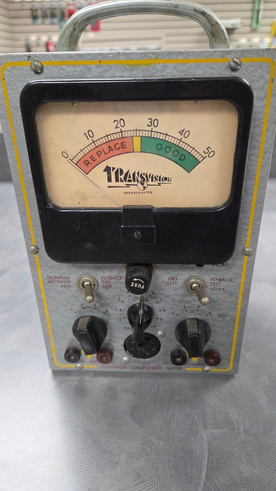Vintage Transvision Television Component Tester - Untested