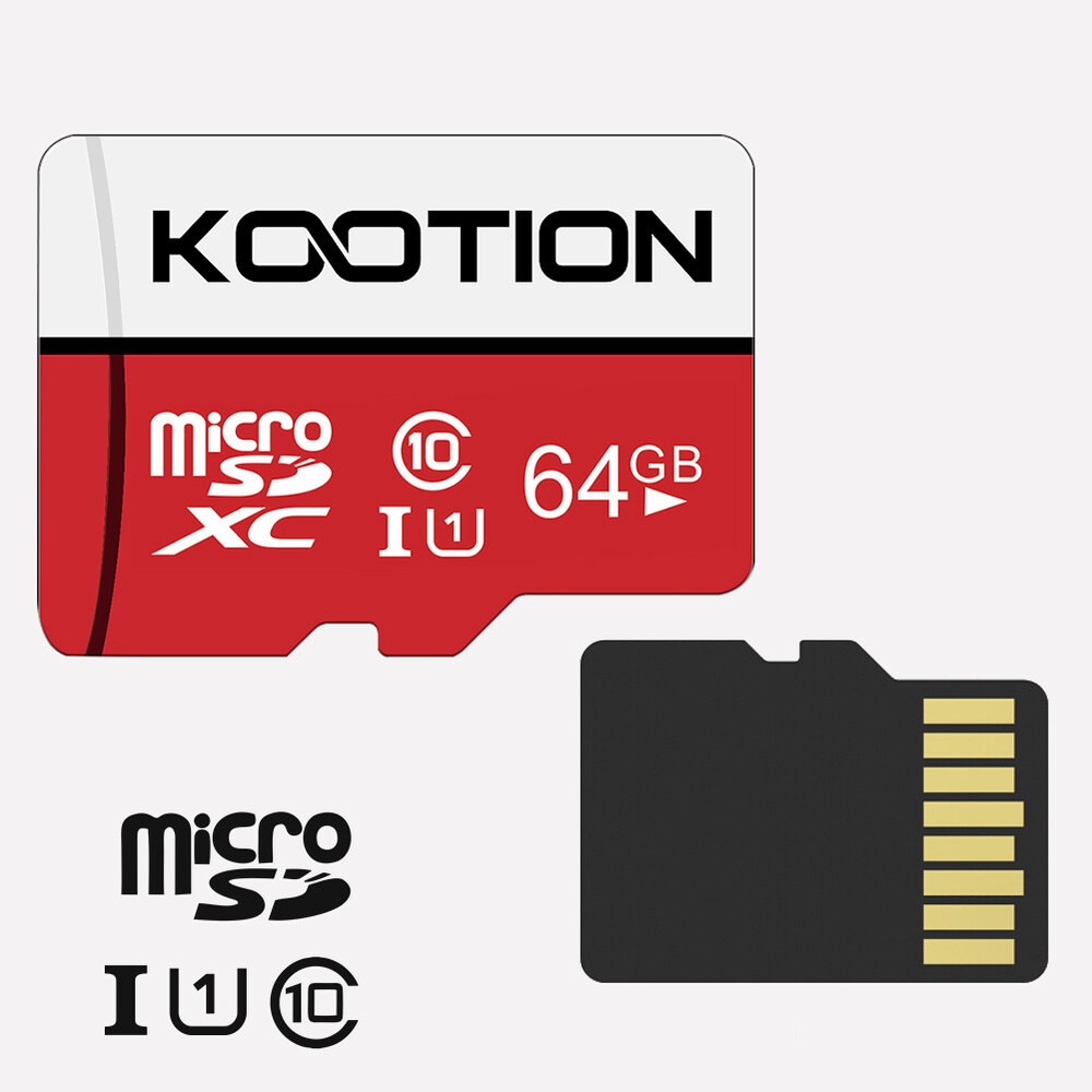 64GB Micro SD Card Micro SDXC Memory Card with Adapter Class 10 TF Flash Card
