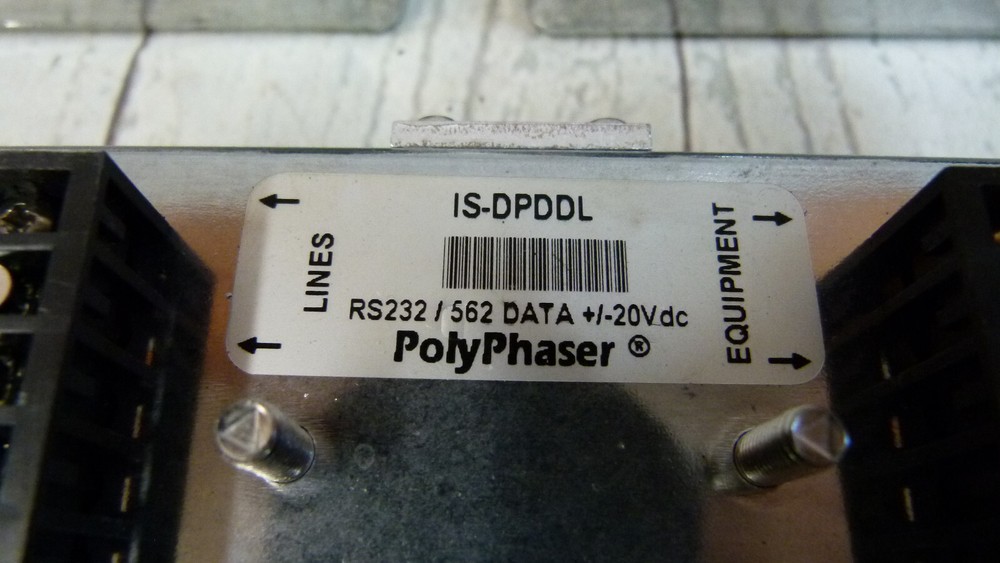 Lot of 7 - Polyphaser IS-DPDDL RS232/562 DATA Impulse Suppressor/Protector