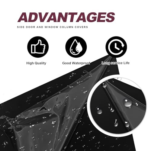 6pcs Gloss Black Window Pillar Post Covers - Compatible with 2016-2023 Chevy