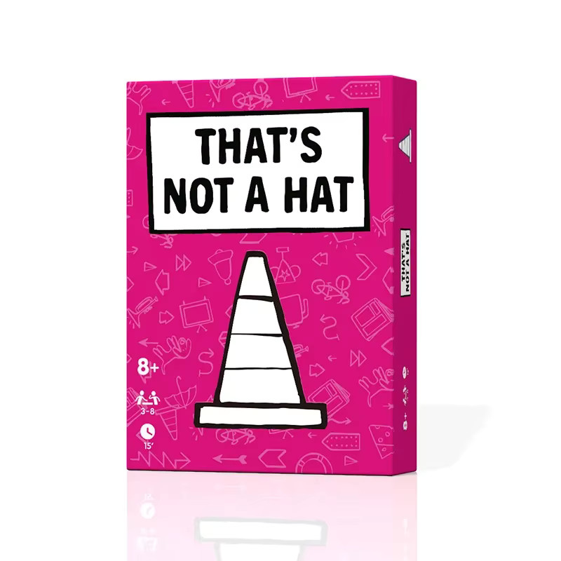 3x That's Not a Hat - Fun Bluffing & Memory Party Game for All Ages Components