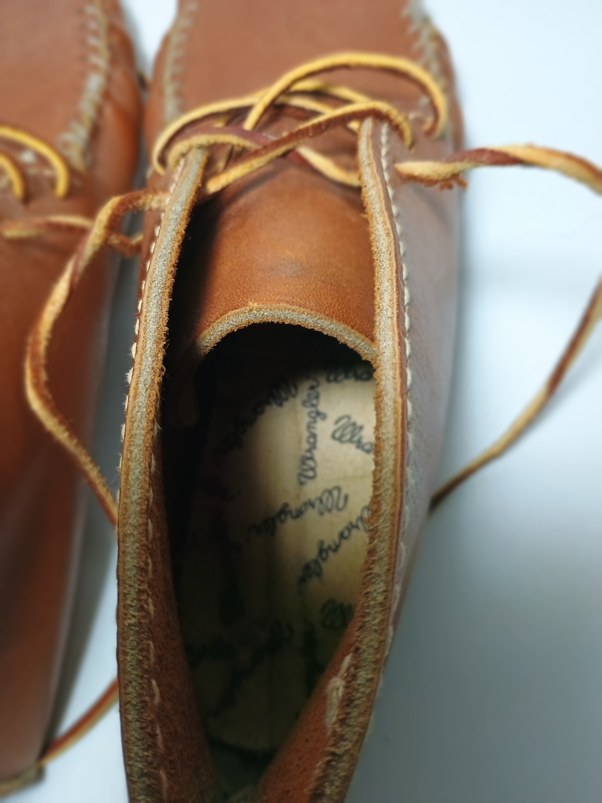 Vtg 70'S Wrangler Navajo Stylea Women's Moccasins Brown Leather Rare