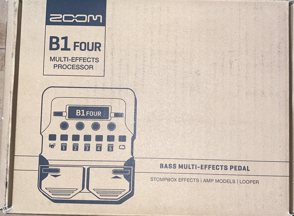 Zoom B1 FOUR Bass Multi-effects Processor