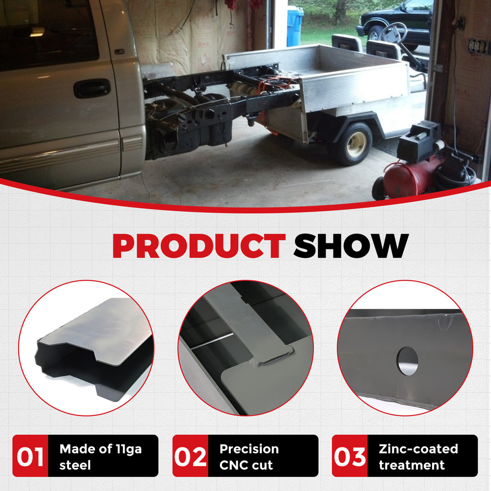 Center Frame Section for 07-14 2nd/3rd Gen Silverado 1500 Extended Cab&Crew Cab