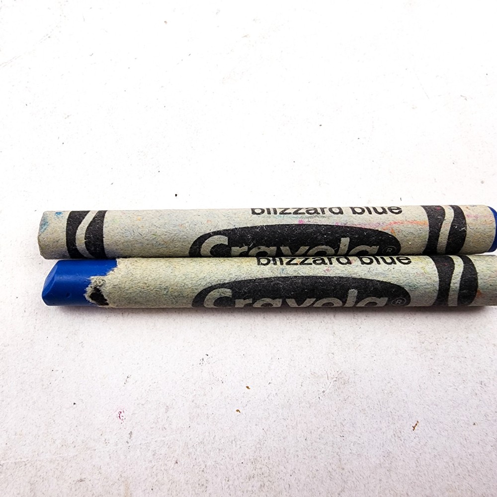 Vintage Crayola Crayons Binney & Smith Blizzad Blue Replacement