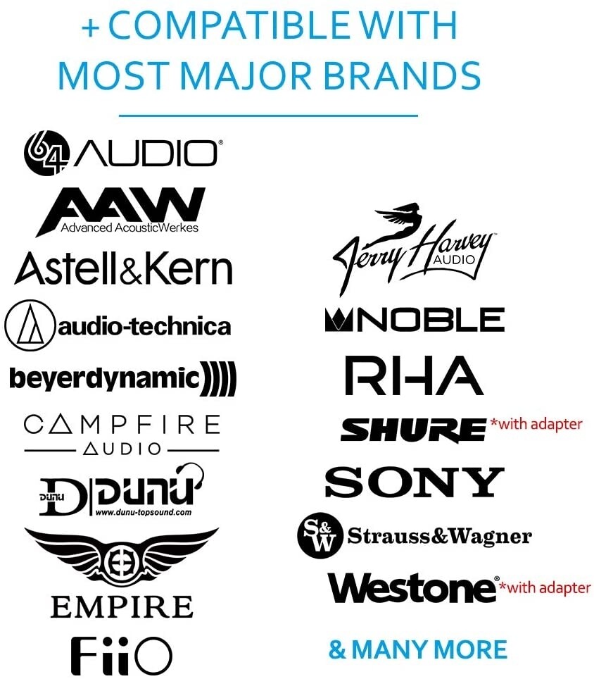 FINAL Premium Ear Tips Type E fit SONY SHURE SENNHEISER Headphones Earbuds BLACK