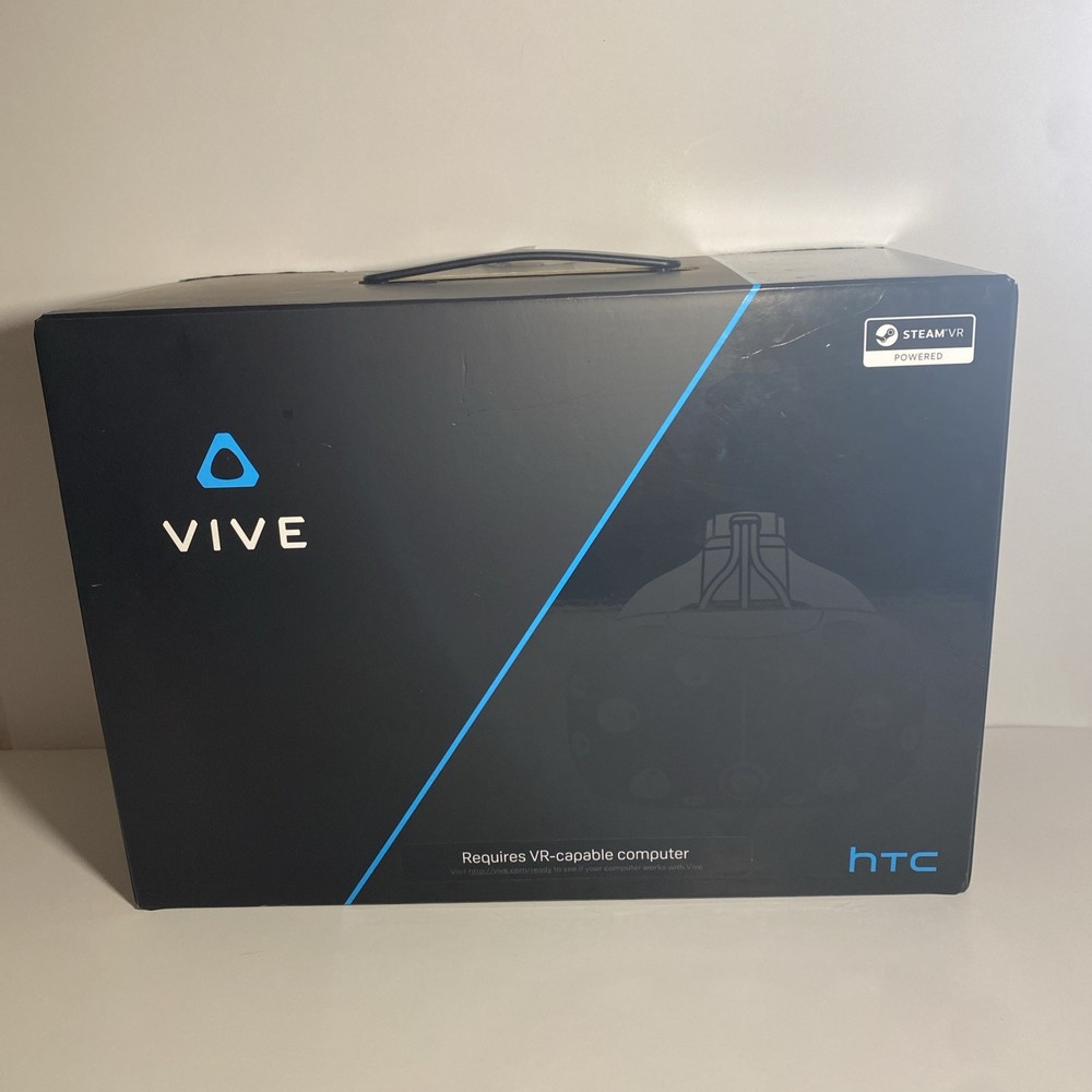 HTC Vive VR Headset Complete Set Full Kit System Steam VR PC Virtual Reality