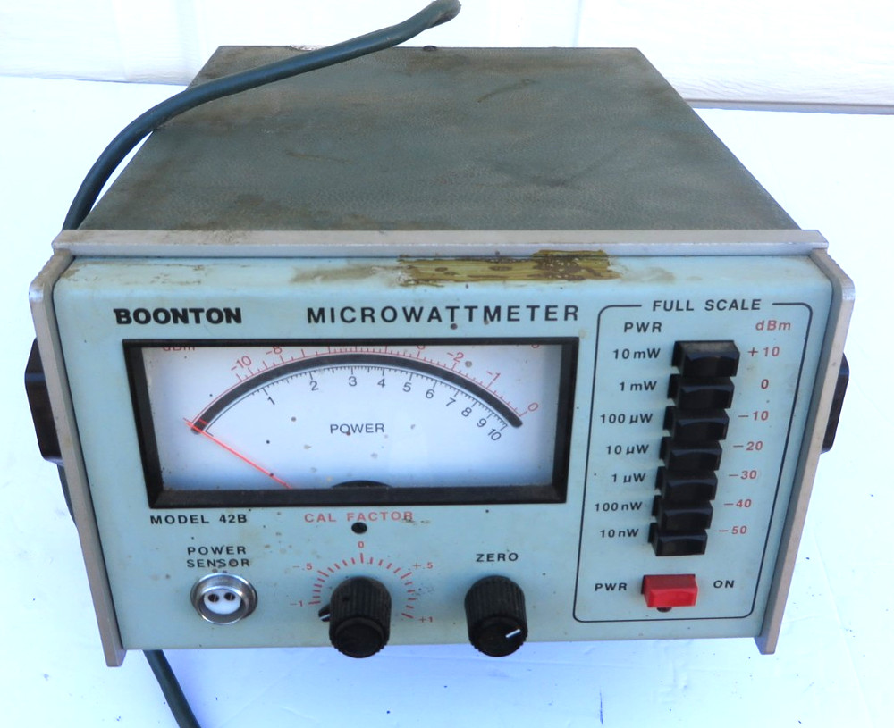 Vintage Boonton Microwattmeter model 42B (13)