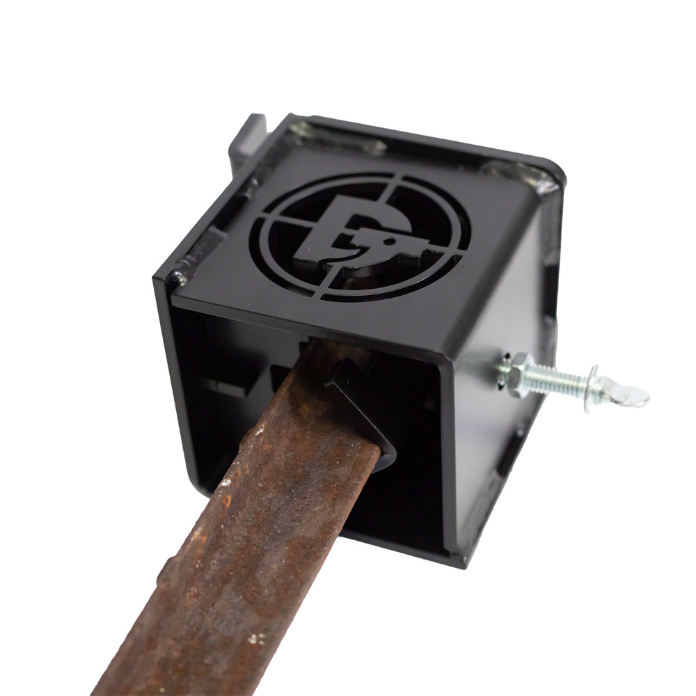 Adjustable T-Post Steel Shooting Target Stand Double Tap Ind.