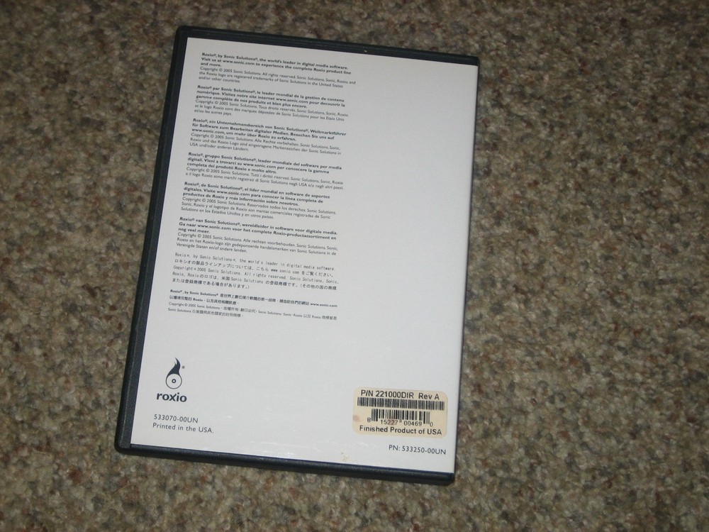 Roxio Toast 7 Titanium Software For for Mac - Pre-Owned