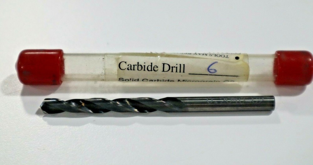 #6 CARBIDE DRILL, 2 FLUTE B347