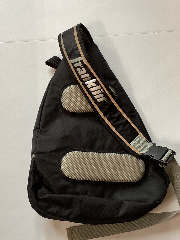 Franklin Sling Bag Baseball Multi-Purpose Backpack Black/Grey
