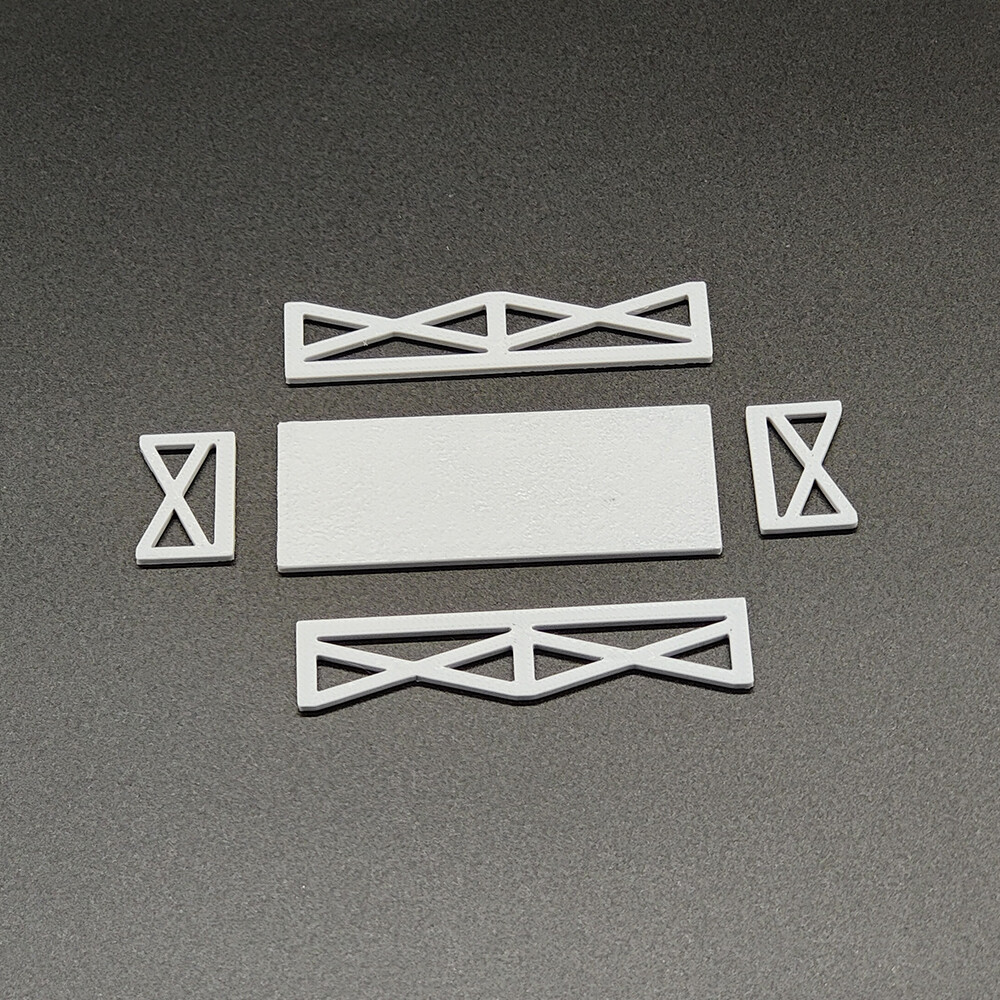 O 0 Scale Loading Platform 3D Printed