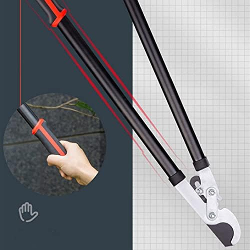 Bypass Lopper with Compound Action, Chops Thick Branches with Ease, 30 Inch Tree