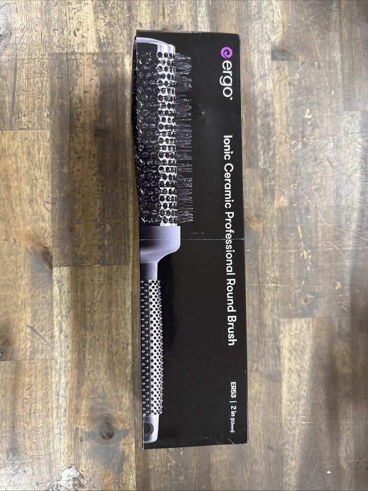 ERGO Styling Tools ER53 Ionic Ceramic Round Brush "The Best Brush"