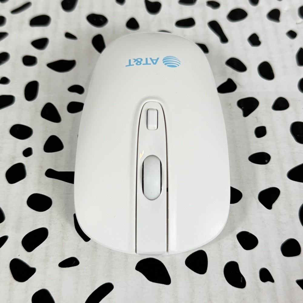 AT&T Wireless White Mouse - NO USB