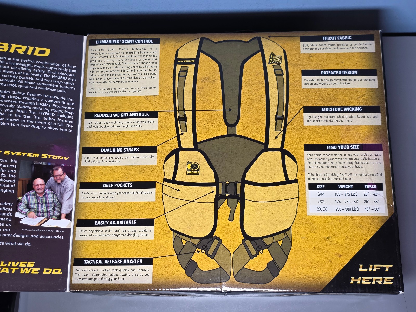 Realtree EDGE Hunter Safety System Harness - Hybrid - L/XL - New & Sealed