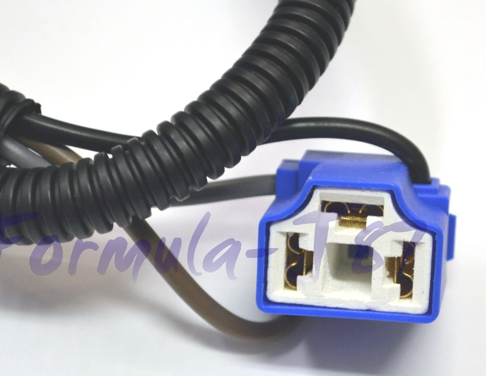 Extension Wire Ceramic A 9003 HB2 H4 Two Harness Head Light Bulb Replace Plug OE