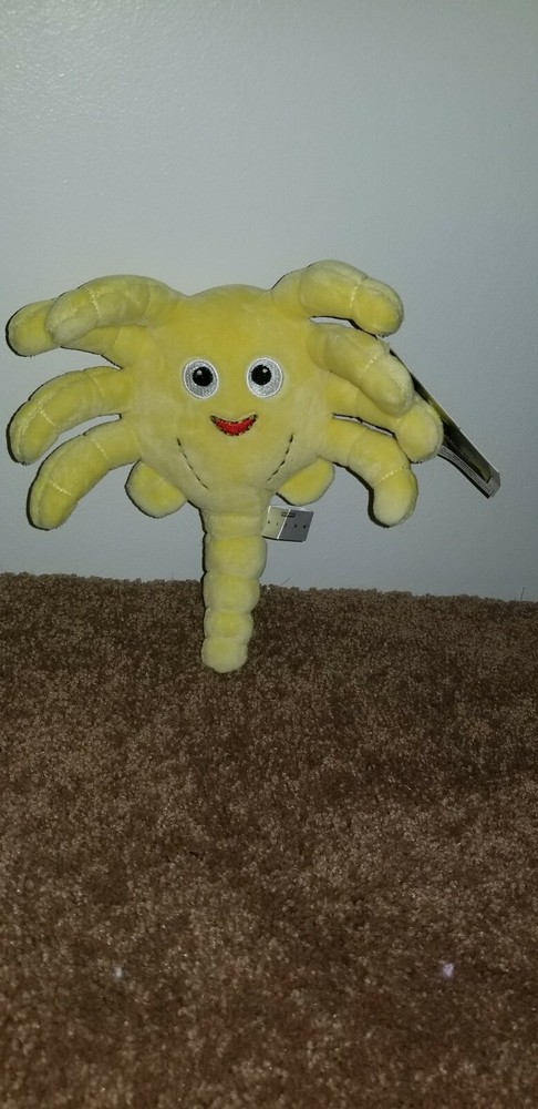Phunny Alien Face Hugger Plush New yellow