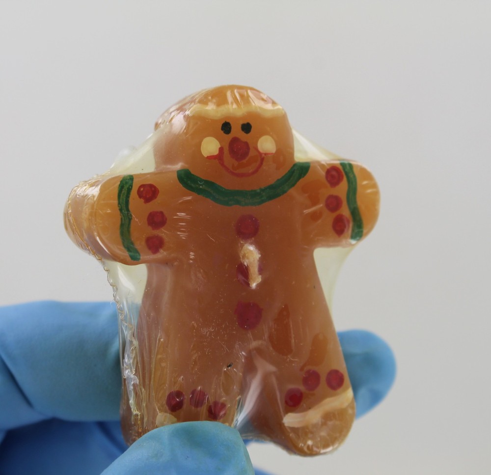 8 New Gingerbread Men Cookie Candles
