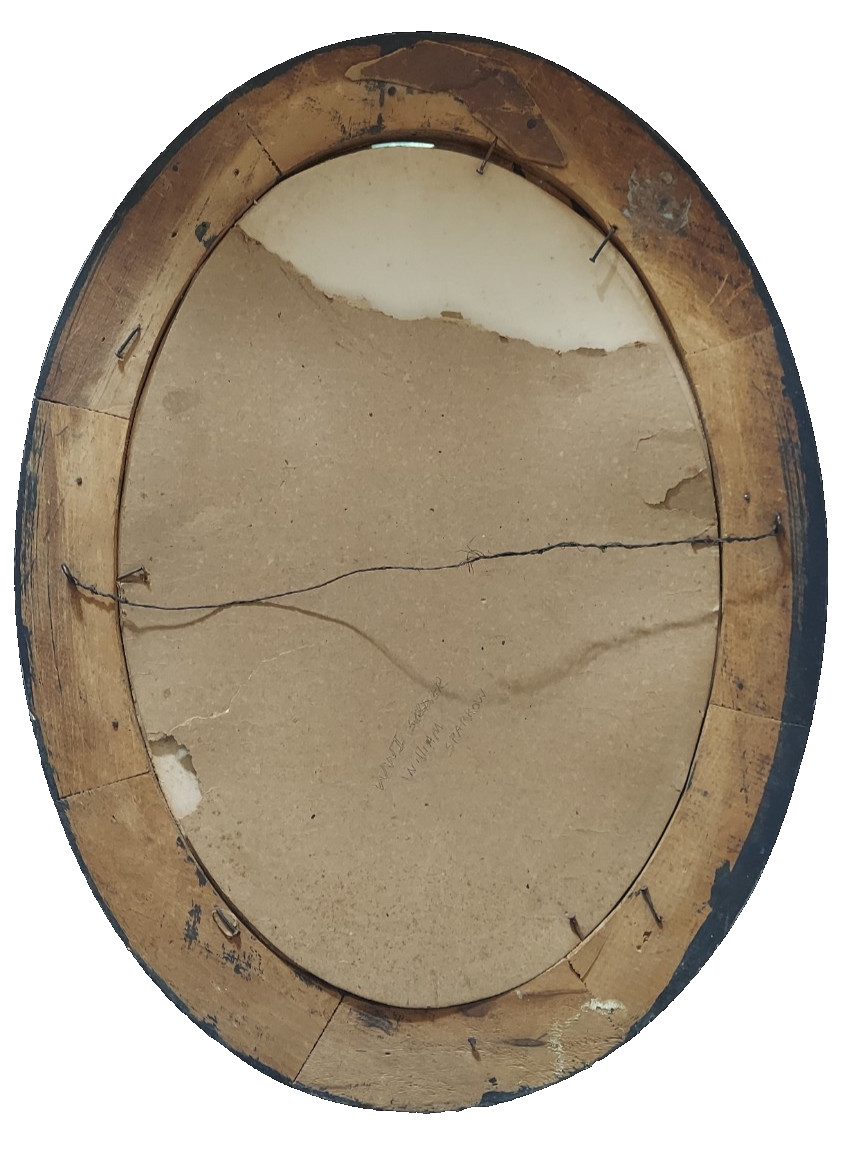 WWI Named Soldier Photo Dog Tags Convex Glass Military Frame