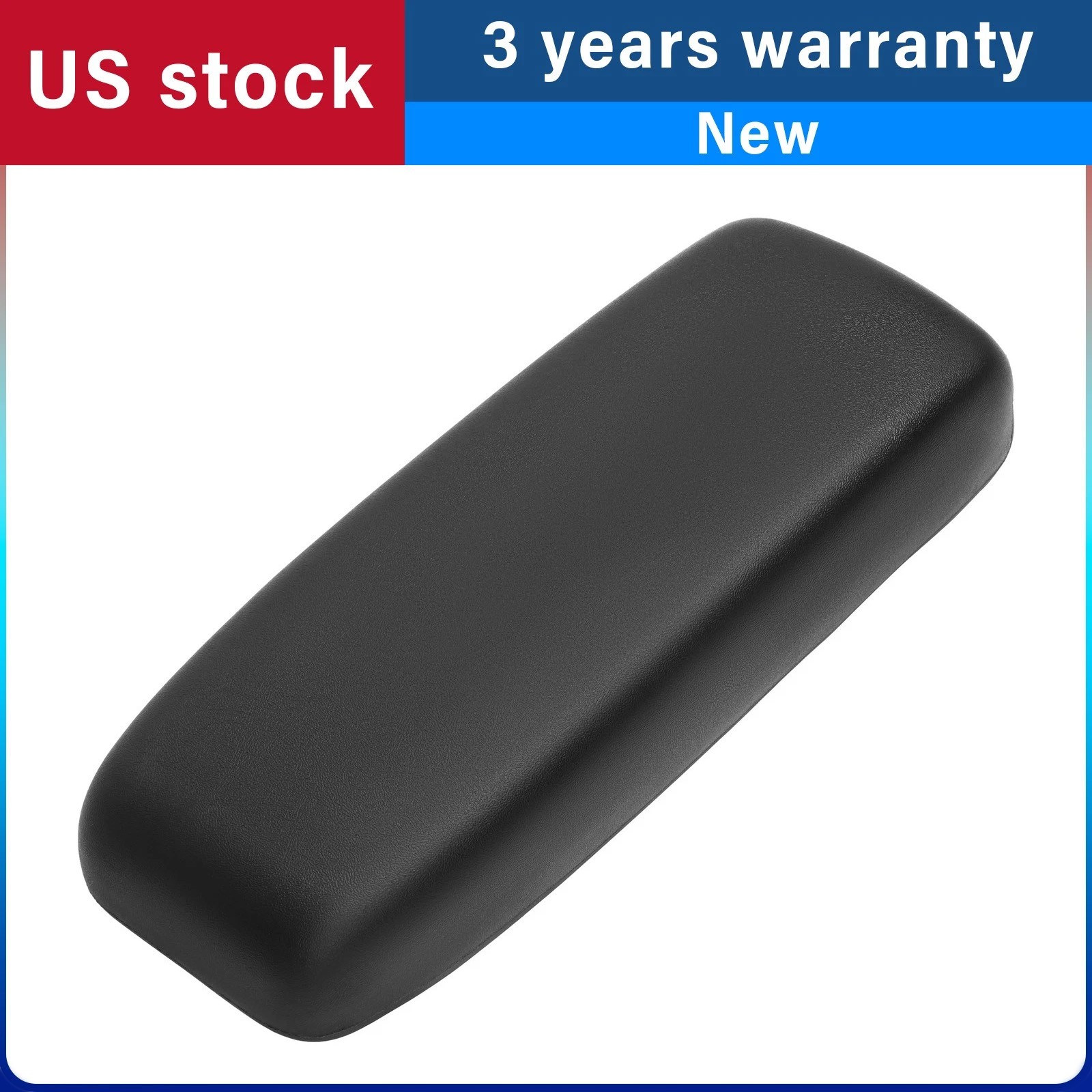 For Ford Ranger 2004-2011 Black Full Center Console Lid Armrest Cushion Top Pad