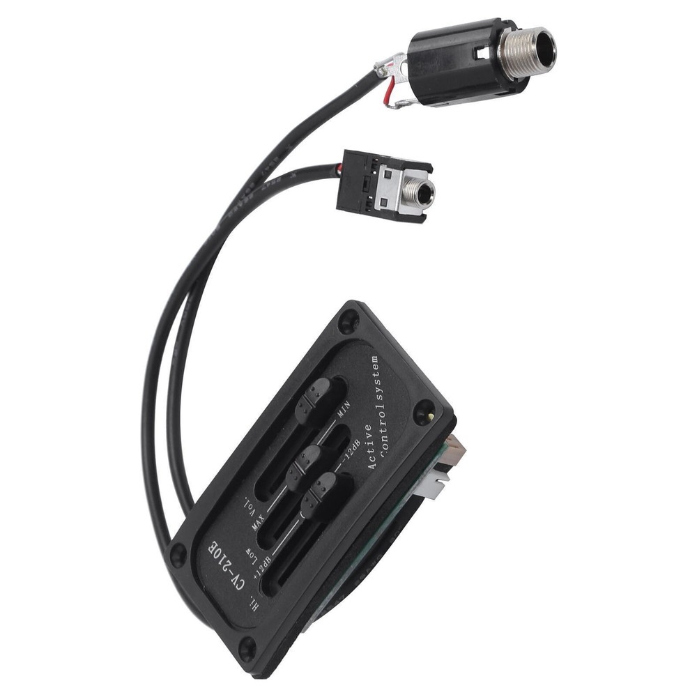 Violin Pickup Adjustable Silent EQ Equalizer Accessory Set Kit for Electric