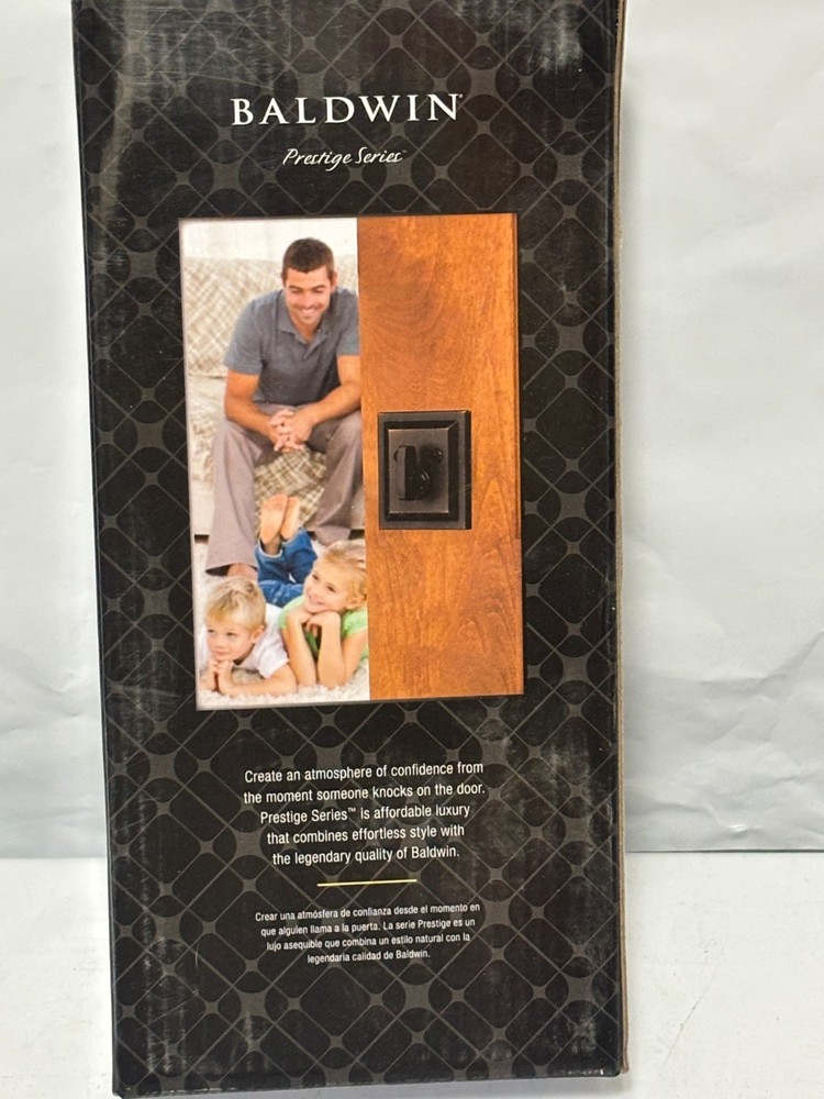 Baldwin Prestige Deadbolt Lock SmartKey Venetian Bronze