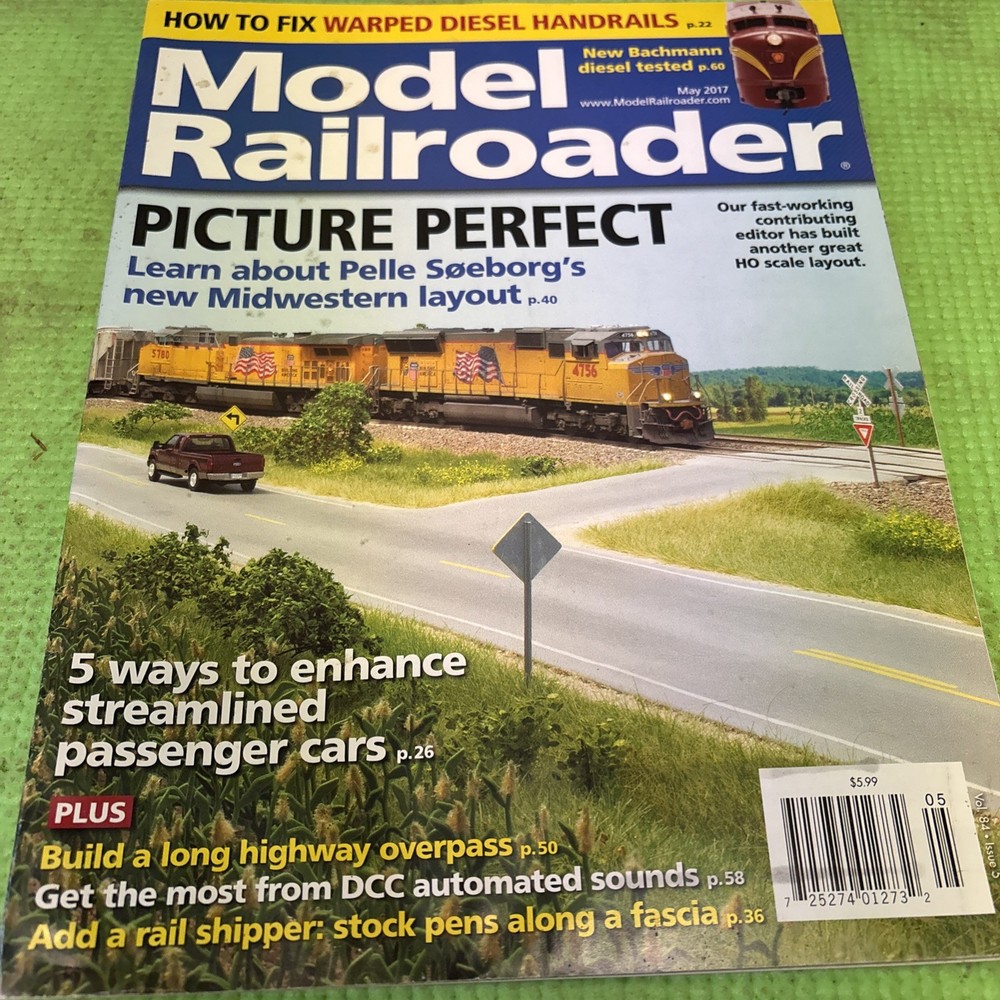 Model Railroader Magazine Lot Year 2017