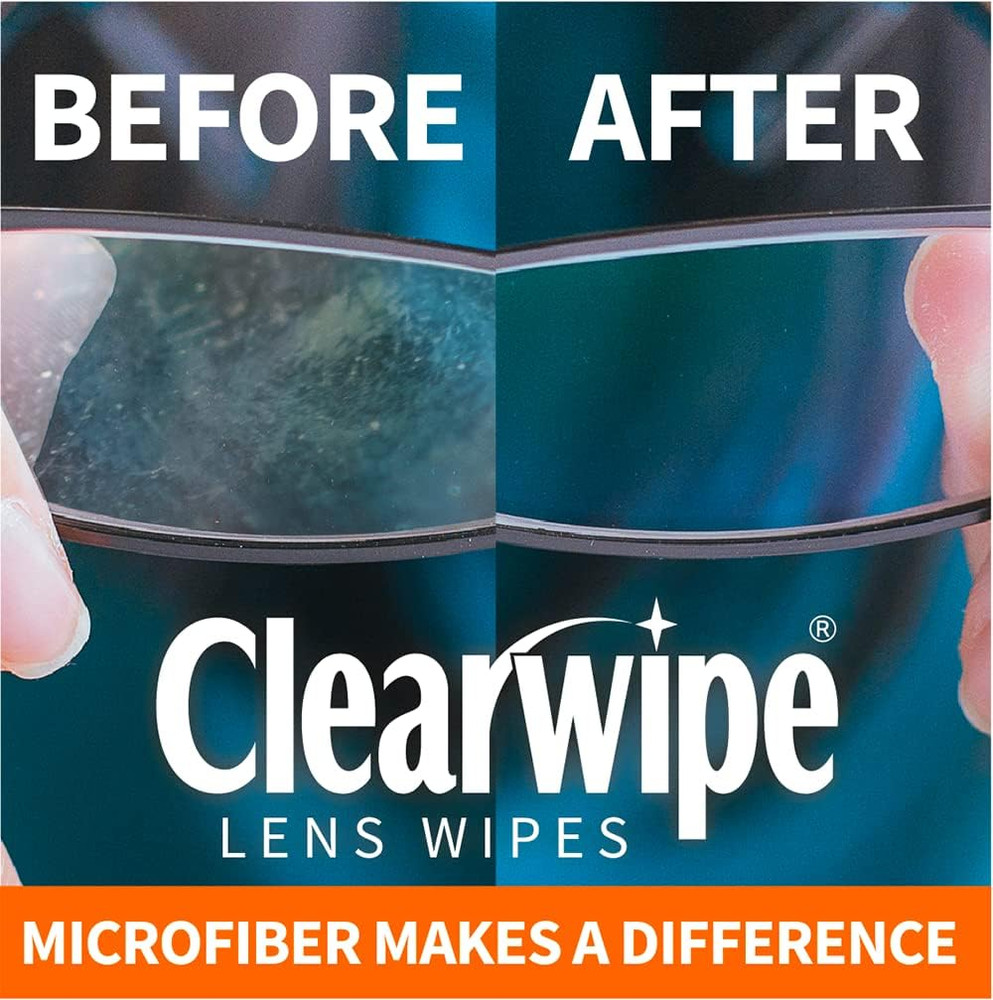 Microfiber Wipes, White, 40 Count