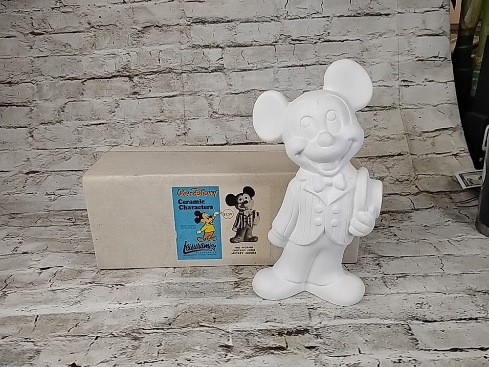 Disney Mickey Mouse Ceramic Bisque Ready to Paint