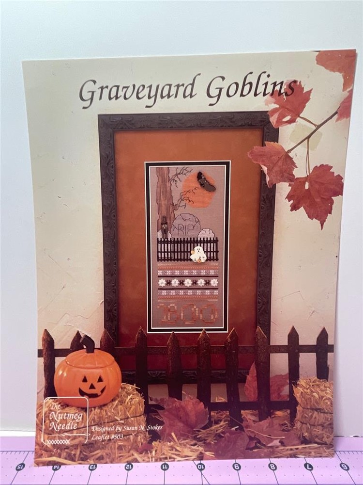 THE NUTMEG NEEDLE Counted Cross Stitch Chart - GRAVEYARD GOBLINS