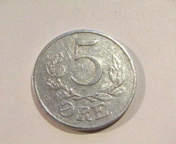 Denmark 1941 5 Ore Coin